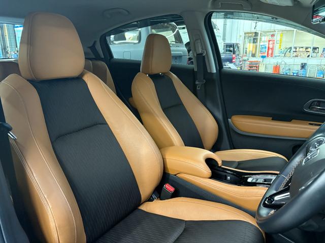 ヴェゼル ハイブリッドZ・ホンダセンシング 純正フルエアロ☆純正ナビ☆バックカメラ☆ETC☆純正前後ドラレコ☆フルセグ☆ブラウン内装☆追従クルコン☆ホンダセンシング☆シートヒーター☆プッシュスタート☆スマートキー(45枚目)