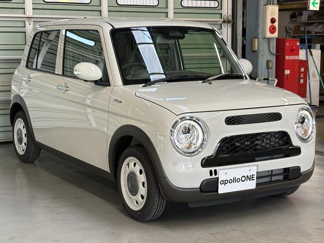 アルトラパンLC ハイブリッドX 届出済未使用車☆純正8型ナビ☆全方位カメラ☆フルセグ☆Bluetooth☆スズキコネクト☆スズキセーフティサポート☆前席シートヒーター☆LEDヘッドライト☆障害物センサー☆レーンキープアシスト☆(3枚目)