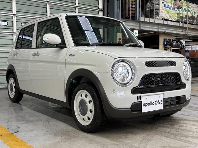 アルトラパンＬＣ ハイブリッドＸ　届出済未使用車☆純正８型ナビ☆全方位カメラ☆フルセグ☆Ｂｌｕｅｔｏｏｔｈ☆スズキコネクト☆スズキセーフティ☆シートヒーター☆ＬＥＤヘッドライト☆障害物センサー☆レーンキープアシスト（3枚目）