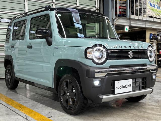 ハスラー タフワイルド　届出済未使用車☆純正９型ナビ☆全方位カメラ☆ＡｐｐｌｅＣａｒＰｌａｙ☆フルセグ☆Ｂｌｕｅｔｏｏｔｈ☆追従クルコン☆スズキコネクト☆スズキセーフティ☆シートヒーター☆ＬＥＤヘッド＆フォグランプ☆（3枚目）