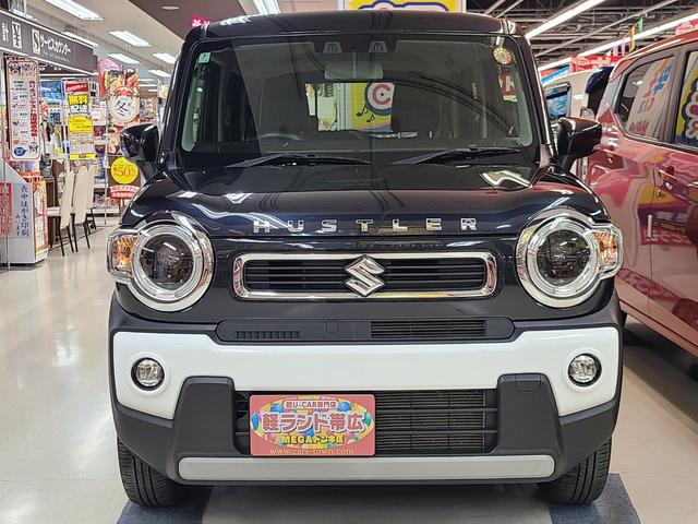 ハスラー ハイブリッドＸ　４ＷＤ　社外メモリーナビＴＶ／前席シートヒーター／プッシュスタート／ＬＥＤヘッドライト／ヒルディセントコントロール／オートライト／ベンチシート／衝突軽減ブレーキ／横滑り防止装置／（6枚目）