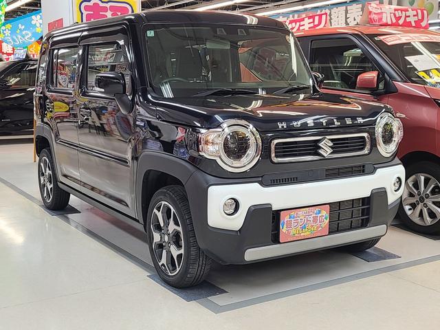 ハスラー ハイブリッドＸ　４ＷＤ　社外メモリーナビＴＶ／前席シートヒーター／プッシュスタート／ＬＥＤヘッドライト／ヒルディセントコントロール／オートライト／ベンチシート／衝突軽減ブレーキ／横滑り防止装置／（7枚目）