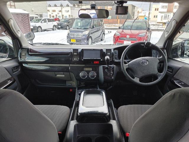 ハイエースバン ロングスーパーGL ドライブレコーダー ETC バックカメラ ナビ TV 両側スライドドア キーレスエントリー 電動格納ミラー AT アルミホイール CD DVD再生 Bluetooth 100V電源 エアコン(2枚目)