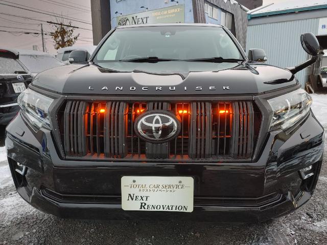 ランドクルーザープラド TX 夏冬タイヤ付 一体型エンスタ Bluetooth付フルセグナビ ETC バックカメラ オートクルーズコントロール 衝突被害軽減システム サンルーフ オートマチックハイビーム LEDヘッドランプ(16枚目)