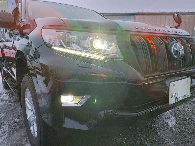 ランドクルーザープラド TX 夏冬タイヤ付 一体型エンスタ Bluetooth付フルセグナビ ETC バックカメラ オートクルーズコントロール 衝突被害軽減システム サンルーフ オートマチックハイビーム LEDヘッドランプ(22枚目)