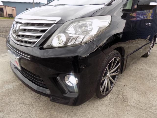 アルファード 240S 両側パワースライドドア 8インチ純正ナビ フルセグTV バックカメラ ワイパデアイサー寒冷地仕様車 ETC HIDライト LEDフォグ 社外20インチアルミ 245/45R20サマータイヤ付(11枚目)