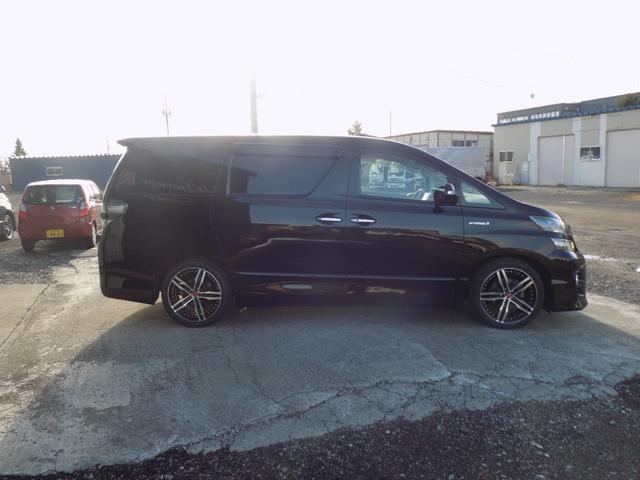 ヴェルファイアハイブリッド ZR Wサンルーフ 両側パワースライドドア パワーバックドア アルパインビッグX10インチナビ フルセグTV バックカメラ フリップダウンモニター HID ETC 社外19アルミ サマータイヤ新品 エンスタ(7枚目)