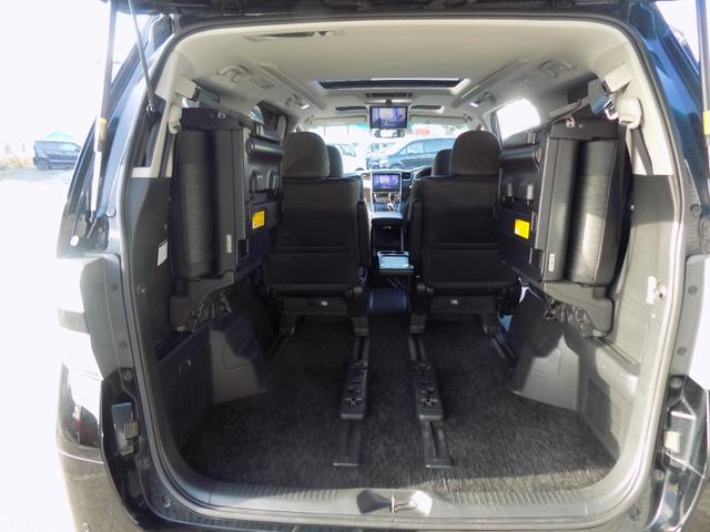 ヴェルファイアハイブリッド ZR Wサンルーフ 両側パワースライドドア パワーバックドア アルパインビッグX10インチナビ フルセグTV バックカメラ フリップダウンモニター HID ETC 社外19アルミ サマータイヤ新品 エンスタ(38枚目)