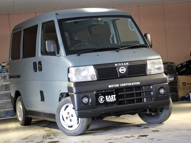 Ｅ　ＦＯＵＲ　エアロバージョン　パートタイム４ＷＤ　オリジナルペイント　パワーウインドウ　ハイルーフ　両側スライドドア　キーレス　ＣＤオーディオ　ＡＢＳ　Ｗエアバック　フォグ　フルフラット(35枚目)