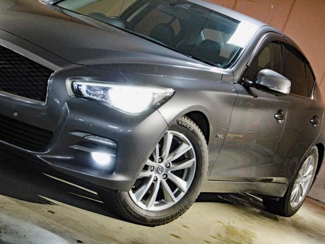 スカイライン ３５０ＧＴ　ＦＯＵＲ　ハイブリッド　タイプＰ　４ＷＤ　本州仕入　全周囲モニター　本革シート　電動シート　前席シートヒーター　クリアランスソナー　バックモニター　純正ナビ　エマージェンシーブレーキ　ＬＥＤヘッドライト　フォグランプ　レーダークルーズ（40枚目）