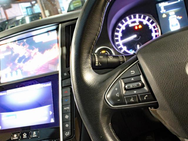 スカイライン ３５０ＧＴ　ＦＯＵＲ　ハイブリッド　タイプＰ　４ＷＤ　本州仕入　全周囲モニター　本革シート　電動シート　前席シートヒーター　クリアランスソナー　バックモニター　純正ナビ　エマージェンシーブレーキ　ＬＥＤヘッドライト　フォグランプ　レーダークルーズ（50枚目）