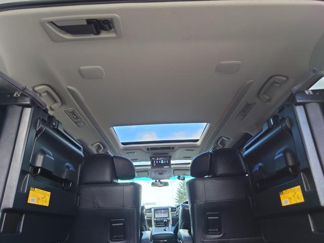 ヴェルファイアハイブリッド ＺＲ　Ｇエディション　ハイブリッド４ＷＤ　ＰＶＭ　純正ナビＢＴ対応　全方位カメラ　フリップダウンモニター　リアヒーター　ツインサンルーフ　本革シート　両側パワスラ　Ｐバックドア　クルコン　寒冷地仕様　２０インチＡＷ（12枚目）