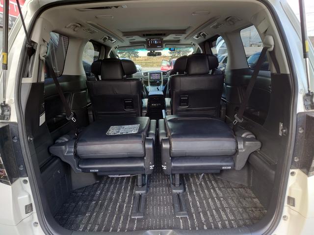 ヴェルファイアハイブリッド ＺＲ　Ｇエディション　ハイブリッド４ＷＤ　ＰＶＭ　純正ナビＢＴ対応　全方位カメラ　フリップダウンモニター　リアヒーター　ツインサンルーフ　本革シート　両側パワスラ　Ｐバックドア　クルコン　寒冷地仕様　２０インチＡＷ（47枚目）