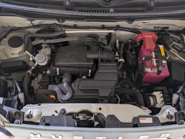 ハスラー タフワイルド 本州仕入れ・4WD・メモリーナビ・アイドリングストップ・LDA・ブレーキサポート・シートヒーター・純正ホイール・レザー調シート・プッシュスタート・ツートンカラースタイル(39枚目)