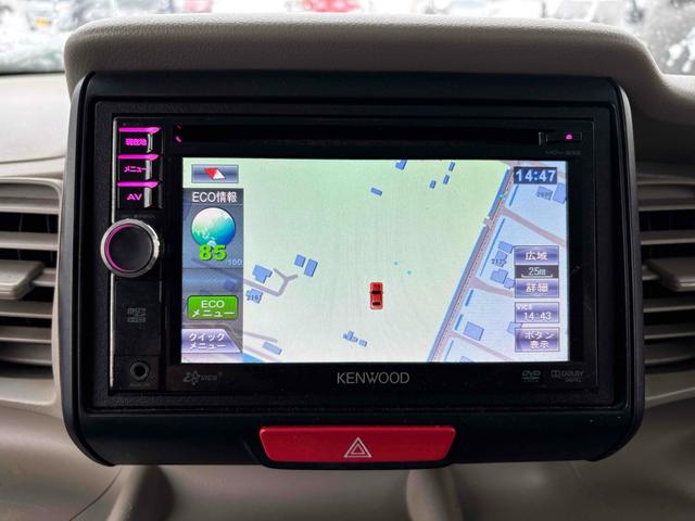 Ｎ－ＢＯＸ Ｇ　４ＷＤ　ＥＴＣ　両側スライドドア　ナビ　ＴＶ　スマートキー　アイドリングストップ　電動格納ミラー　ベンチシート　ＣＶＴ　盗難防止システム　ＡＢＳ　ＥＳＣ　ＣＤ　ＤＶＤ再生　ＵＳＢ（9枚目）