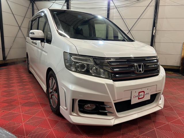 ステップワゴンスパーダ Z 4WD キーレス 両側パワスラ ETC 社外エアロ(9枚目)