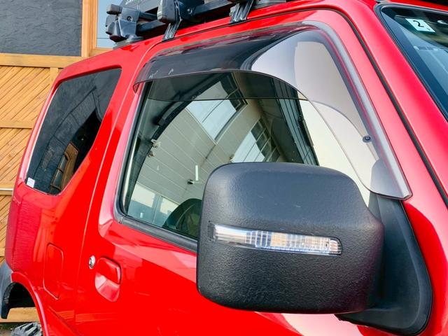 ジムニー クロスアドベンチャーＸＣ　リフトアップカスタム　前後社外バンパー　新品ＴＯＹＯオープンカントリー１９５Ｒ１６Ｍ／Ｔ　ＬＥＤサイドマーカー　社外ＡＷ　社外ヘッドライト　前後強化アーム　ＩＮＮＯルーフボックス（17枚目）