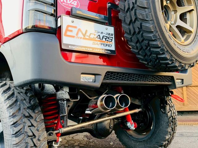ジムニー クロスアドベンチャーＸＣ　リフトアップカスタム　前後社外バンパー　新品ＴＯＹＯオープンカントリー１９５Ｒ１６Ｍ／Ｔ　ＬＥＤサイドマーカー　社外ＡＷ　社外ヘッドライト　前後強化アーム　ＩＮＮＯルーフボックス（23枚目）