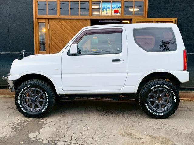 ジムニー XG リフトアップ 前後社外バンパー CLリンク6000LB電動ウインチ 185/85R16オープンカントリーRT 牽引フック フロントカメラ&モニター ETC(7枚目)