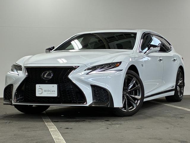 LS LS500h Fスポーツ サンルーフ/マクレビ/デジタルインナーミラー/エアサス/三眼フルLED/カラーHUD/シートクーラー&ヒーター/ステアリングヒーター/電動サンシェード/純正20インチAW/パノラミックビューモニター(3枚目)