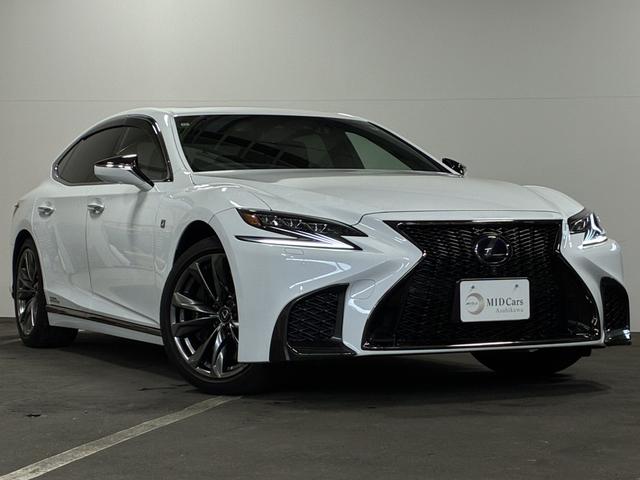 LS LS500h Fスポーツ サンルーフ/マクレビ/デジタルインナーミラー/エアサス/三眼フルLED/カラーHUD/シートクーラー&ヒーター/ステアリングヒーター/電動サンシェード/純正20インチAW/パノラミックビューモニター(6枚目)