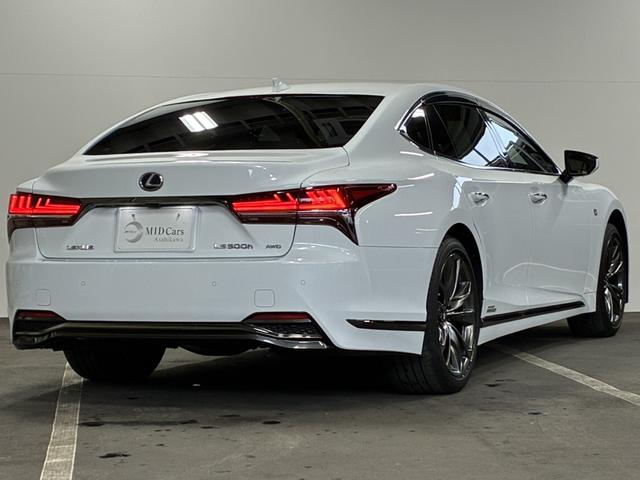 LS LS500h Fスポーツ サンルーフ/マクレビ/デジタルインナーミラー/エアサス/三眼フルLED/カラーHUD/シートクーラー&ヒーター/ステアリングヒーター/電動サンシェード/純正20インチAW/パノラミックビューモニター(8枚目)