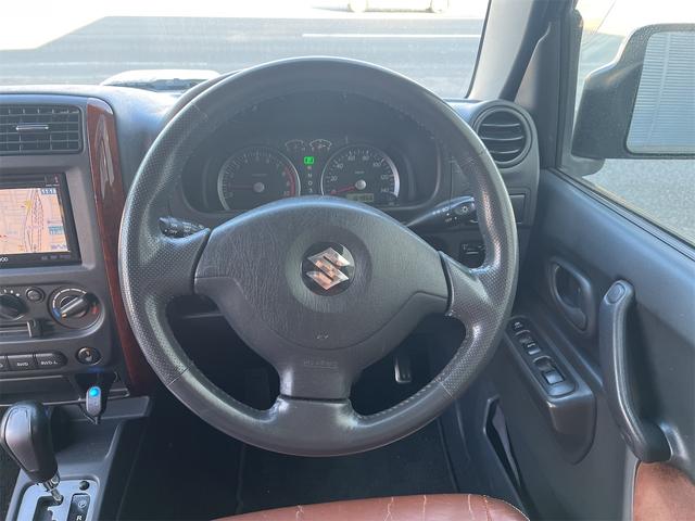 ジムニー ランドベンチャー　４ＷＤ　ドラレコ　ナビ　ＴＶ　オープンカントリー・アルミ　冬タイヤ・アルミセット　リフトアップ　キーレス　シートヒーター　ＡＴ　ＡＢＳ　ＣＤ　ＤＶＤ再生　ＵＳＢ　ミュージックプレイヤー接続可　革シート（15枚目）