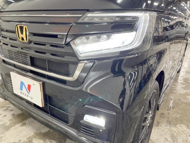 Ｎ－ＢＯＸカスタム Ｌターボ　スタイル＋ブラック　４ＷＤ　両側電動ドア　純正ＳＤナビ　バックカメラ　衝突被害軽減システム　ハーフレザーシート　スマートキー　ＬＥＤヘッド　ビルトインＥＴＣ　クルコン　オートハイビーム　オートエアコン（13枚目）
