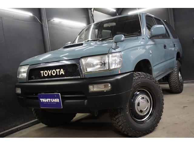 ハイラックスサーフ ＳＳＲ－Ｘリミテッド　ワイド　全塗装車／アンヴィルグレー／ナロー加工／リフトアップ／マッドタイヤ／外アルミ／外ステアリング／サンルーフ／外ナビ／Ｂｌｕｅｔｏｏｔｈ接続／１ＫＺエンジン（12枚目）