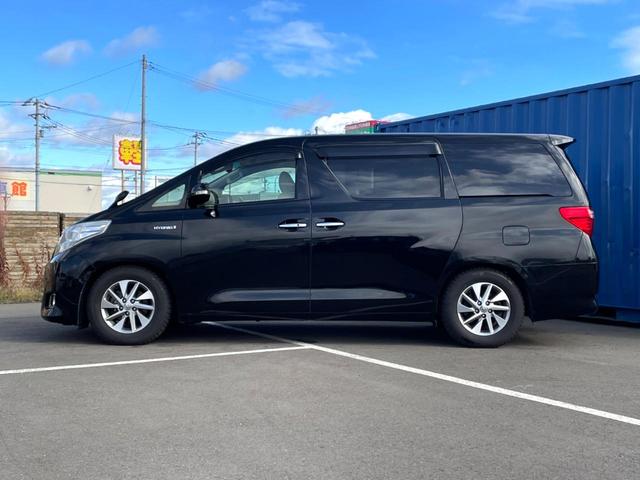 アルファードハイブリッド G 4WD 禁煙車 両側電動スライドドア フリップダウンモニター HDDナビ バックカメラ HIDヘッドライト HIDフロントフォグ スマートキー 前席パワーシート 電動オットマン ビルトインETC(40枚目)