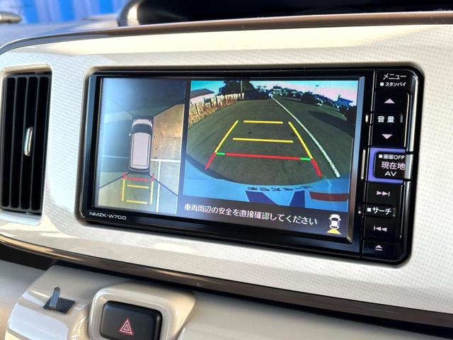 ムーヴキャンバス Gメイクアップリミテッド SAIII 4WD 禁煙車 純正SDナビ 全周囲カメラ 両側電動ドア Bluetooth接続 衝突軽減システム スマートキー LEDヘッドライト オートエアコン OZレーシング製14インチAW 盗難防止システム(4枚目)