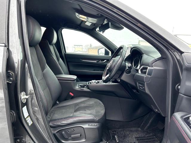 CX-8 XD ブラックトーンエディション 4WD 禁煙車 ディーゼル 純正10型ナビ 全周囲カメラ 衝突軽減装置 レーダークルーズ パワーバックドア ハーフレザーシート ステアリングヒーター パワーシート ドラレコ ETC LEDヘッド(9枚目)