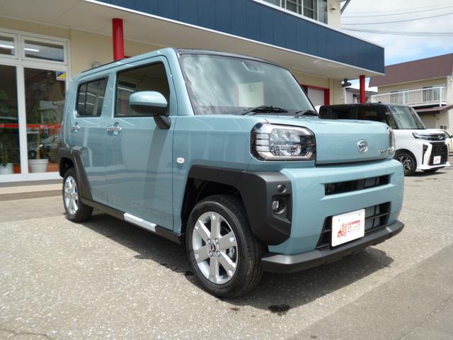 タフト Ｇ　パーキングセンサー　前後誤発進抑制機能　車線逸脱防止　ＬＥＤランプ　前席シートヒーター　パノラマルーフ　ルーフレール　盗難防止装置　助手席エアバッグ　オートライト　オートエアコン　キーフリーシステム（3枚目）