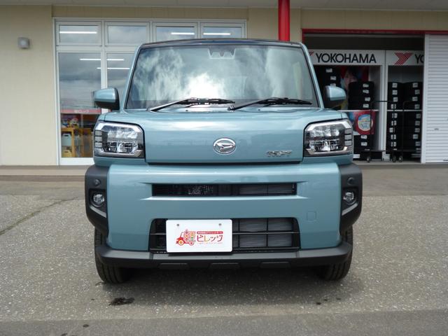 タフト Ｇ　パーキングセンサー　前後誤発進抑制機能　車線逸脱防止　ＬＥＤランプ　前席シートヒーター　パノラマルーフ　ルーフレール　盗難防止装置　助手席エアバッグ　オートライト　オートエアコン　キーフリーシステム（4枚目）