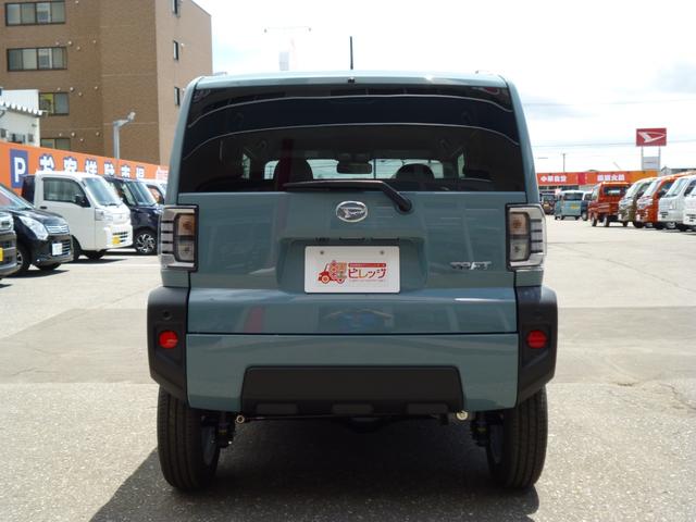 タフト Ｇ　パーキングセンサー　前後誤発進抑制機能　車線逸脱防止　ＬＥＤランプ　前席シートヒーター　パノラマルーフ　ルーフレール　盗難防止装置　助手席エアバッグ　オートライト　オートエアコン　キーフリーシステム（7枚目）