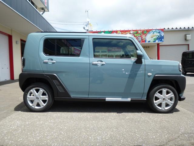 タフト Ｇ　パーキングセンサー　前後誤発進抑制機能　車線逸脱防止　ＬＥＤランプ　前席シートヒーター　パノラマルーフ　ルーフレール　盗難防止装置　助手席エアバッグ　オートライト　オートエアコン　キーフリーシステム（9枚目）