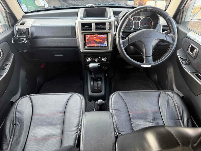 パジェロミニ VR-S 4WD ETC バックカメラ ナビ TV キーレスエントリー 電動格納ミラー AT ABS ルーフレール 衝突安全ボディ エアコン パワーステアリング パワーウィンドウ(2枚目)