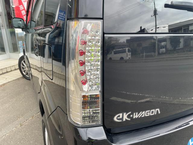 ｅＫワゴン Ｇ　１年間走行距離無制限保証付き　４ＷＤ　４速ＡＴ　ナビ　ＴＶ　エンジンスターター　前後ドライブレコーダー　キーレスエントリー　電動格納ミラー　シートヒーター　ベンチシート　盗難防止システム（23枚目）