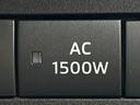 【1500Wアクセサリーコンセント】消費電力1500Wまでの家電が使えます。キャンプやスポーツ・アウトドアでのアクティビティはもちろん、災害・停電の際に大活躍♪