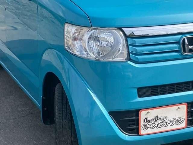 Ｎ－ＢＯＸ Ｇ・Ｌパッケージ　車検整備付　ベンチシート　ナビ付　バックカメラ　ＥＴＣ　両側スライド片側電動スライドドア　キーレス　スマートキー　プッシュスタート　アルミホイール　イノセントブルーメタリック（13枚目）