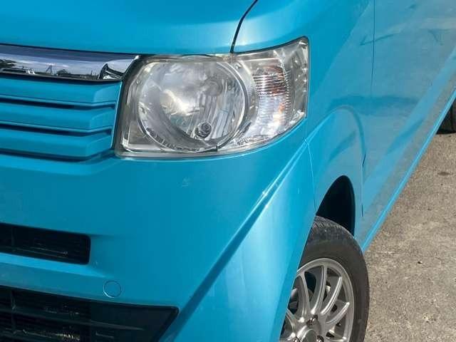 Ｎ－ＢＯＸ Ｇ・Ｌパッケージ　車検整備付　ベンチシート　ナビ付　バックカメラ　ＥＴＣ　両側スライド片側電動スライドドア　キーレス　スマートキー　プッシュスタート　アルミホイール　イノセントブルーメタリック（14枚目）