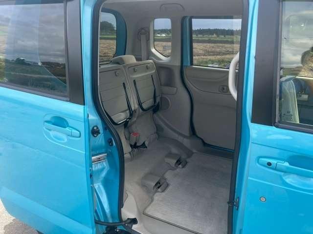 Ｎ－ＢＯＸ Ｇ・Ｌパッケージ　車検整備付　ベンチシート　ナビ付　バックカメラ　ＥＴＣ　両側スライド片側電動スライドドア　キーレス　スマートキー　プッシュスタート　アルミホイール　イノセントブルーメタリック（65枚目）