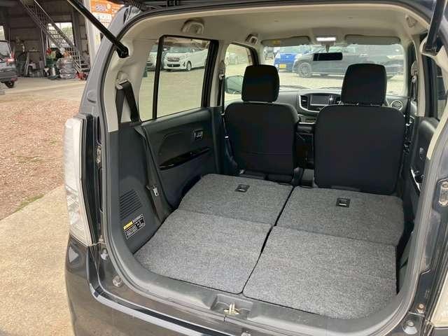 ワゴンＲスティングレー Ｔ　車検整備付　ベンチシート　バックカメラ　シートヒーター　キーレス　スマートキー　プッシュスタート　パドルシフト　アルミホイール　ターボ　ブルーイッシュブラックパール（57枚目）