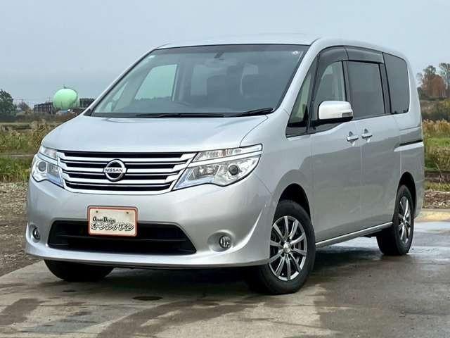 セレナ 20S 車検整備付 3列シート 両側スライドドア ウォークスルー キーレス 寒冷仕様 カーナビ バックカメラ ブリリアントシルバーメタリック(3枚目)