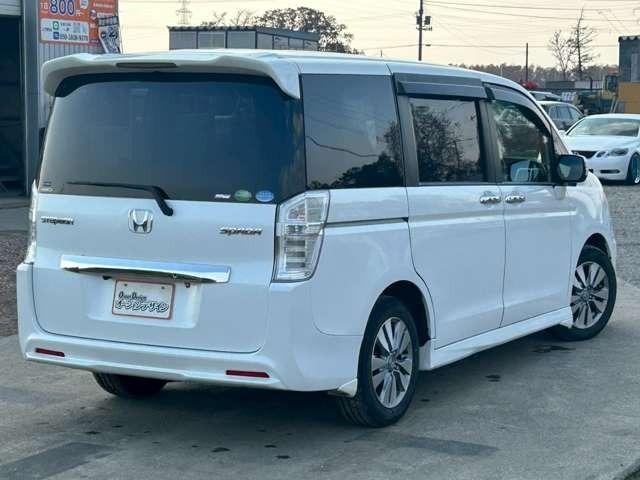 ステップワゴンスパーダ Z 車検整備付 3列シート 両側スライドドア バックカメラ ETC スマートキー キーレス フラットシート ホワイトオーキッド・パール(9枚目)