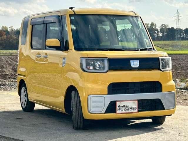 ウェイク Ｌ　車検整備付　本州仕入れ　ベンチシート　両側スライドドア　ナビ付　Ｂｌｕｅｔｏｏｔｈ　シートヒーター　フェスタイエロー（2枚目）