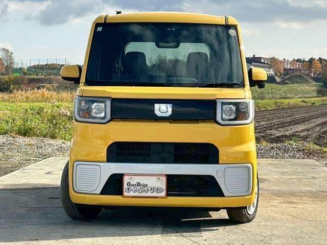 ウェイク Ｌ　車検整備付　本州仕入れ　ベンチシート　両側スライドドア　ナビ付　Ｂｌｕｅｔｏｏｔｈ　シートヒーター　フェスタイエロー（3枚目）