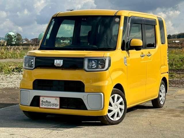ウェイク Ｌ　車検整備付　本州仕入れ　ベンチシート　両側スライドドア　ナビ付　Ｂｌｕｅｔｏｏｔｈ　シートヒーター　フェスタイエロー（4枚目）