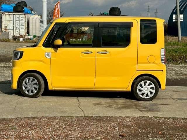 ウェイク Ｌ　車検整備付　本州仕入れ　ベンチシート　両側スライドドア　ナビ付　Ｂｌｕｅｔｏｏｔｈ　シートヒーター　フェスタイエロー（5枚目）