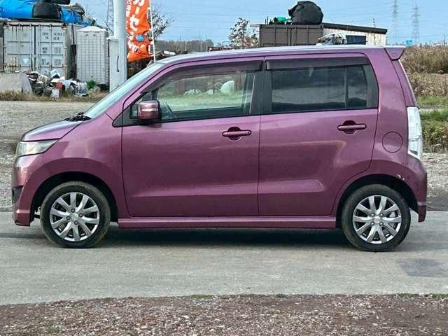 ワゴンＲスティングレー リミテッド　車検整備付　本州仕入　ベンチシート　プッシュスタート　キーレス　スマートキー　４ＷＤ　バックカメラ　バタフライバイオレットメタリック（5枚目）